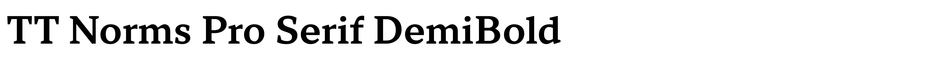 TT Norms Pro Serif DemiBold